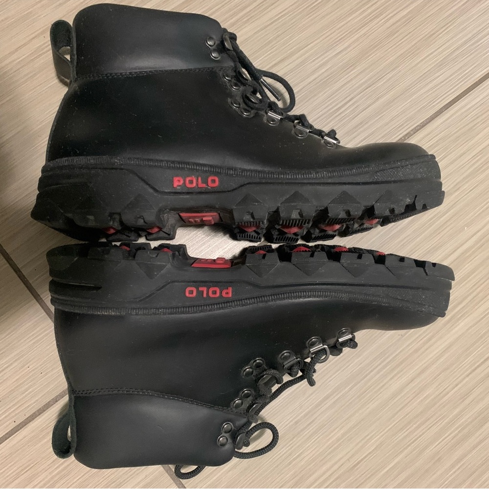 Men’s Polo Ralph Lauren Black Hiking Boots size 7.5
